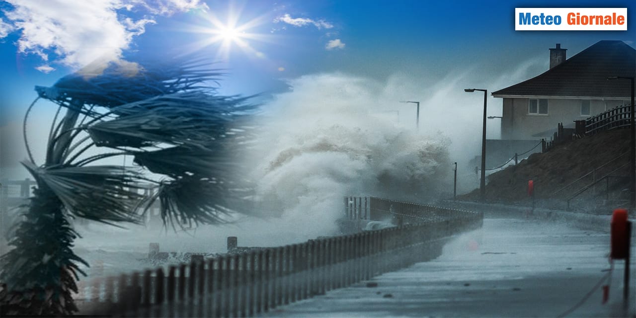 TEMPESTA di vento, è meteo estremo