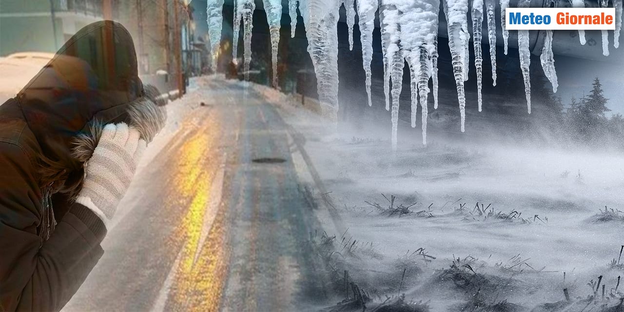 Meteo GENNAIO da ondata di gelo e neve