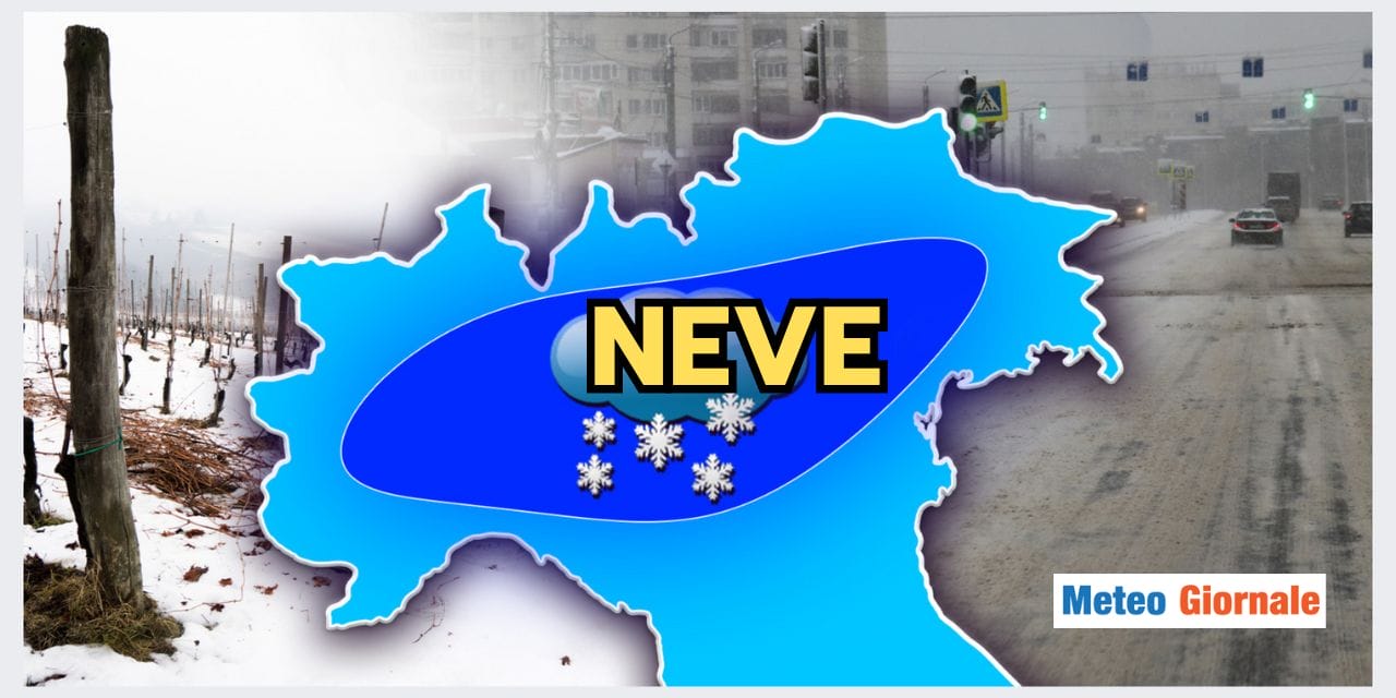 Condizioni meteo ideali per la neve in Val Padana