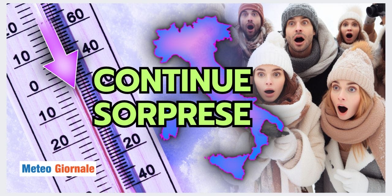 Dicembre pieno di sorprese, conferme meteo