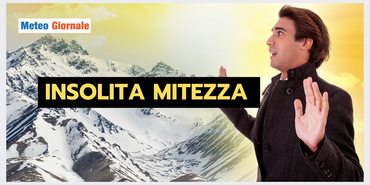 Meteo: mitezza insolita all’inizio del 2024? I timori aumentano