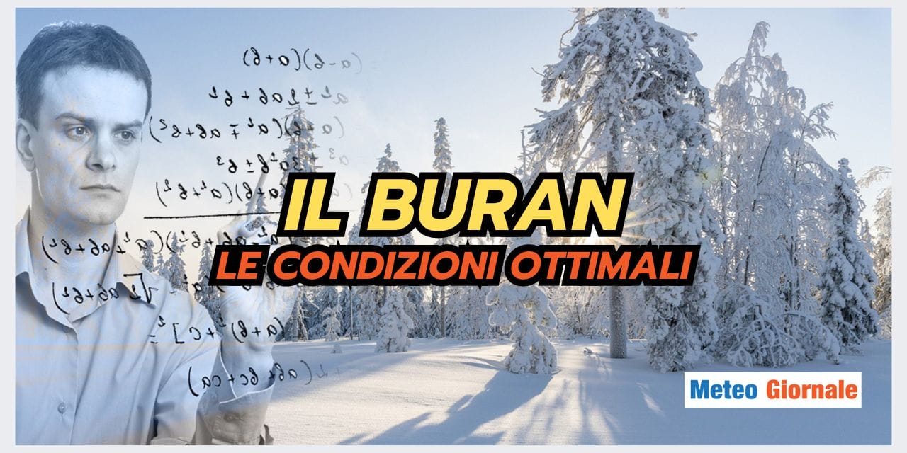 Meteo: arrivo del Buran in Italia, condizioni perfette