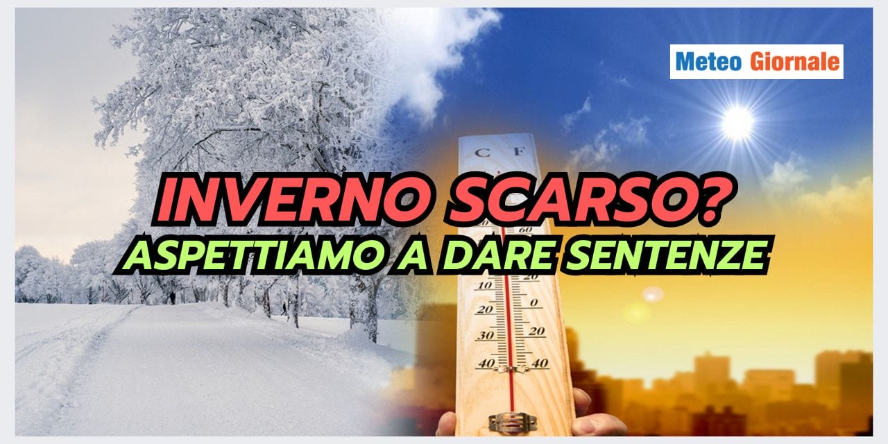 Inverno deludente per tre mesi? Non diamo sentenze meteo