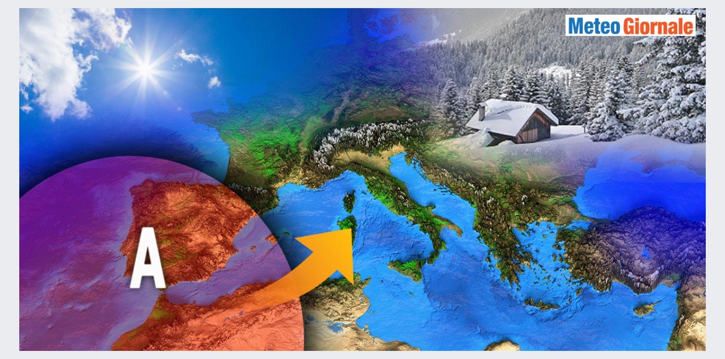 Meteo: mostruoso Anticiclone minaccia il Natale