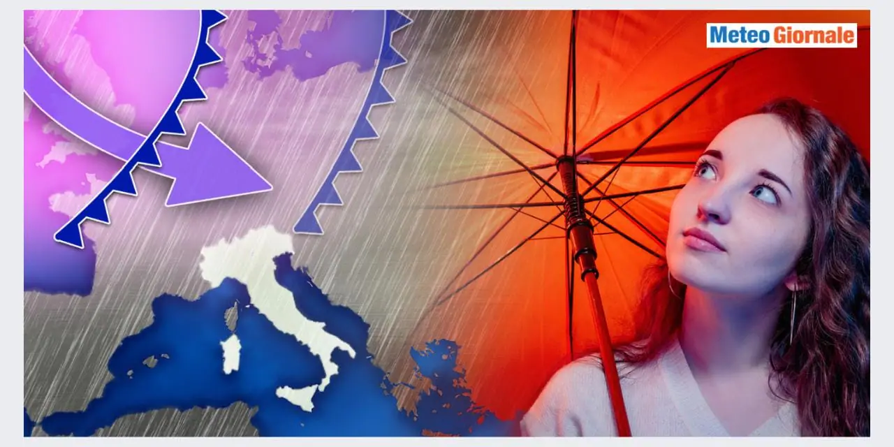 Molto vento sull'Italia