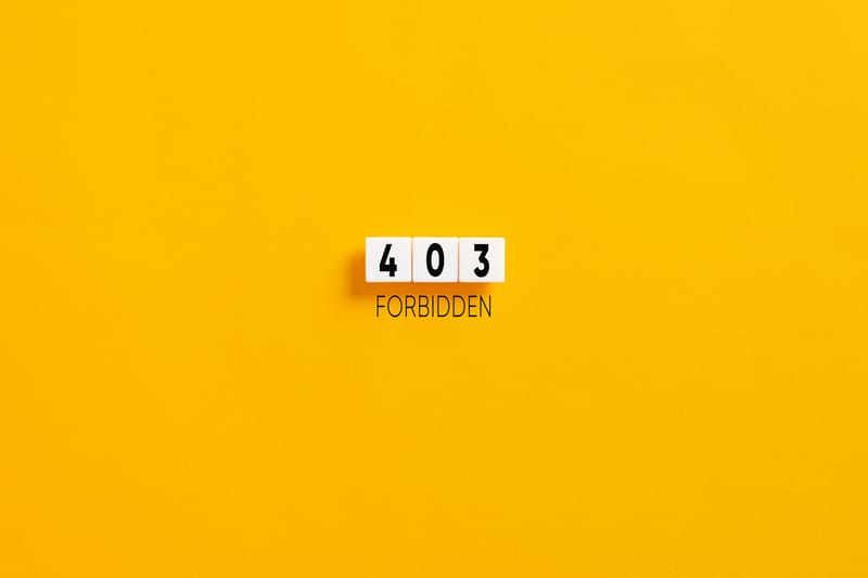 Il fenomeno dell’Error 403
