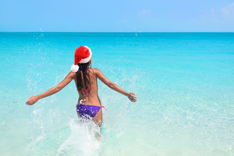 Il freddo non ferma i nuotatori del Boxing Day