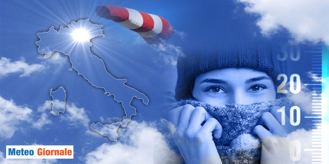 Meteo Italia: fine della tempesta di vento e novità per la fine dell’anno