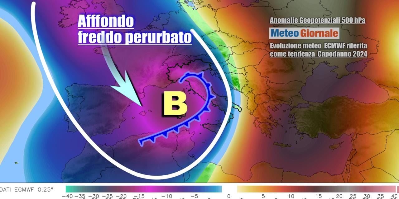Meteo fine anno: grosso cambiamento prima del previsto, ecco gli effetti