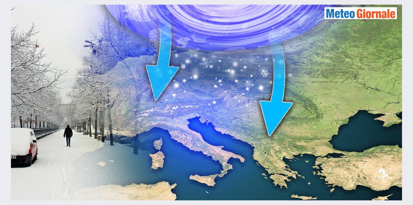 Meteo: verso il freddo polare dopo il dominio dell’anticiclone
