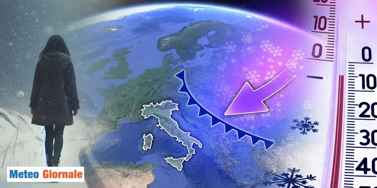 Gelo Russo-siberiano in rotta sull'Europa