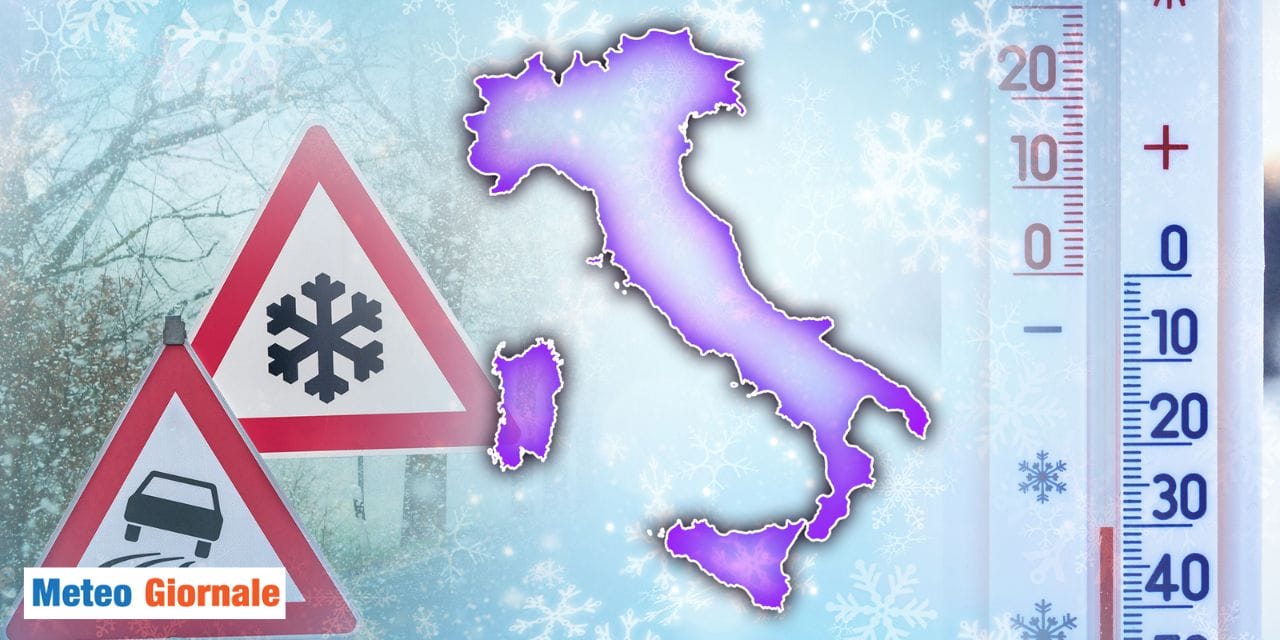 Meteo: nevicata storica di rilievo