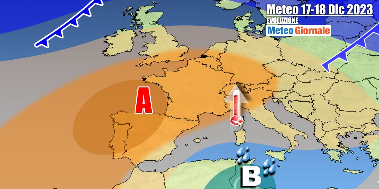 Meteo Italia: strapotere anticiclone pronto a stravolgere l’Inverno