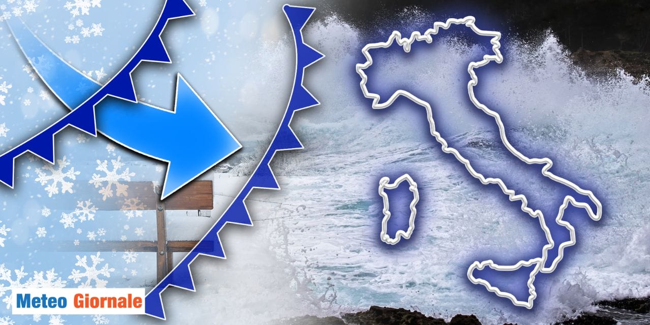 Meteo 15 giorni: ritorno delle perturbazioni atlantiche e poi arriva il freddo