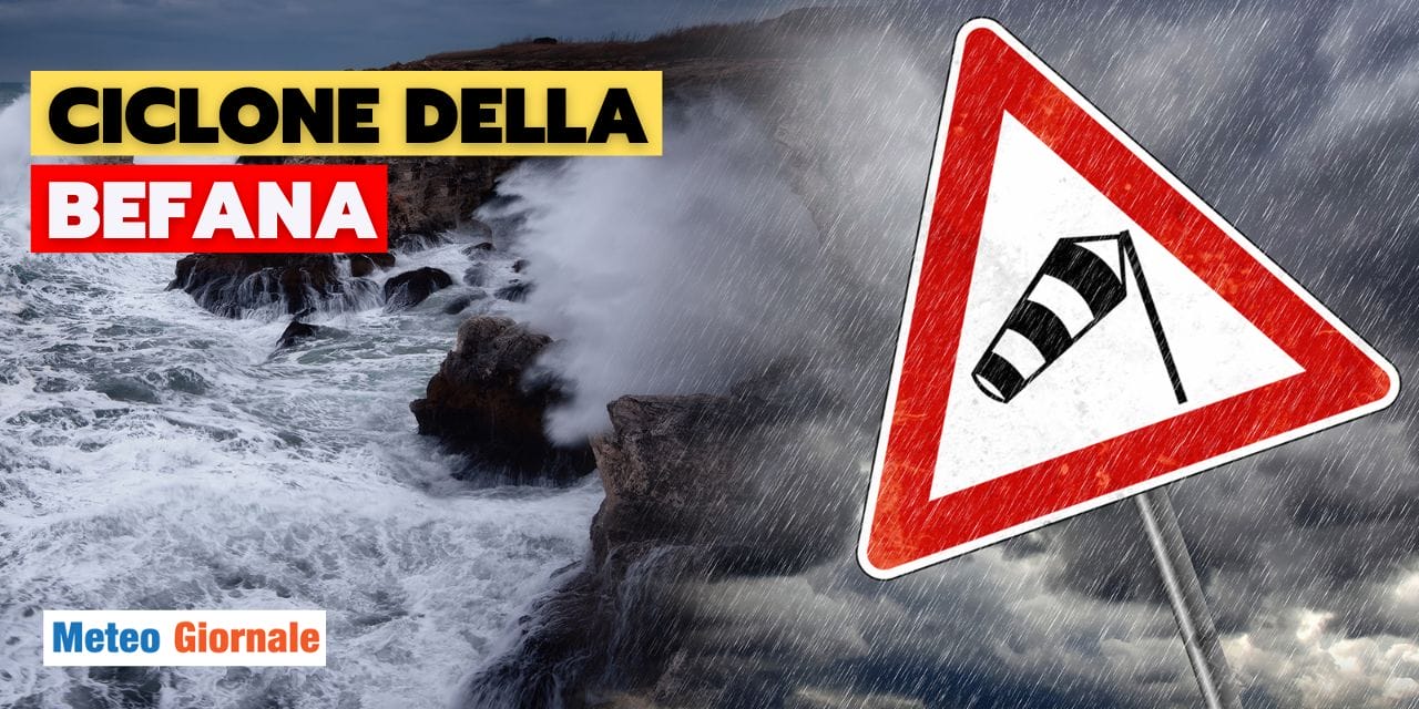 Meteo: befana con un ciclone nella calza, previsioni pessime