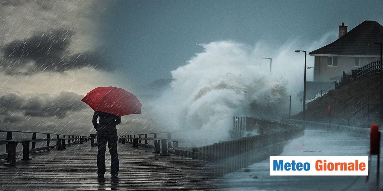 Meteo: burrasca in arrivo su mezza Italia, prestare attenzione