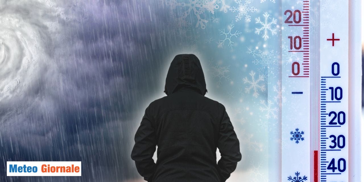 Meteo da Capodanno: ritorna l’inverno con pioggia e neve