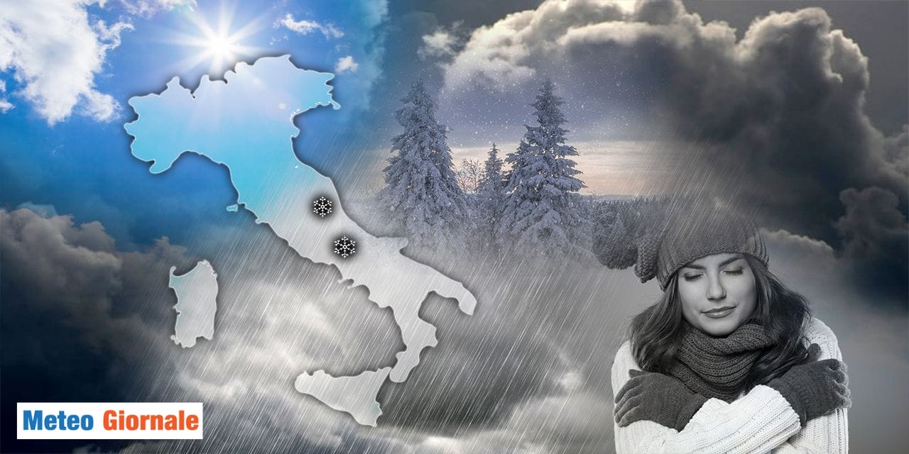 Previsioni meteo prossimi 15 giorni: temperature instabili e ritorno del freddo improvviso
