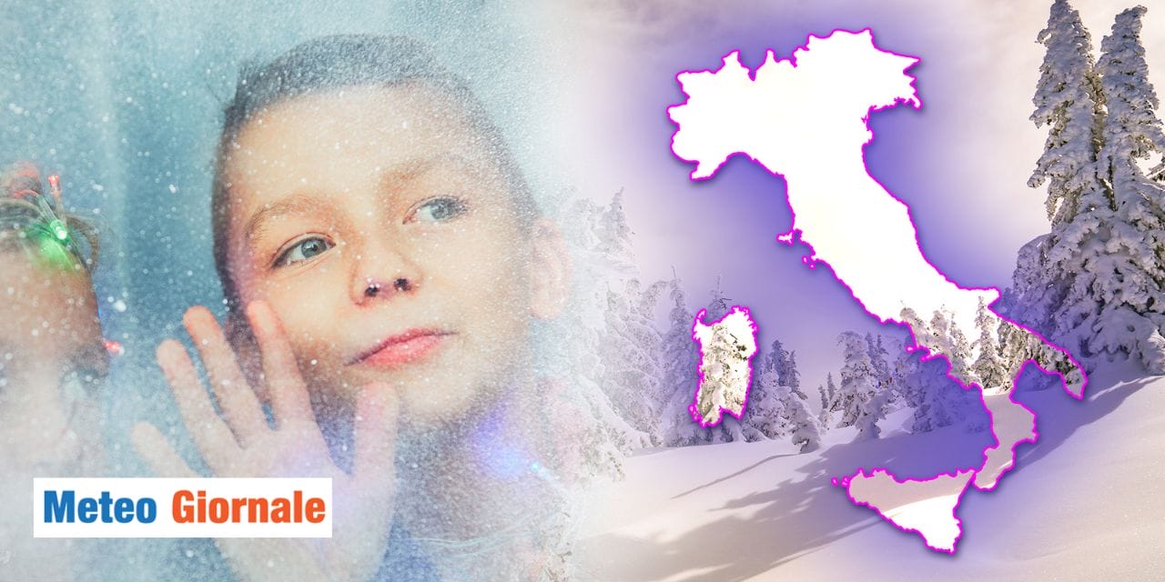 Meteo: la magia della neve arriverà durante le feste?