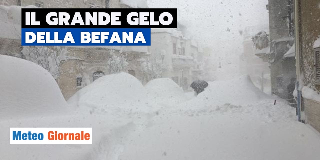 Meteo: super neve e gelo della Befana, quando la Russia fa la voce grossa