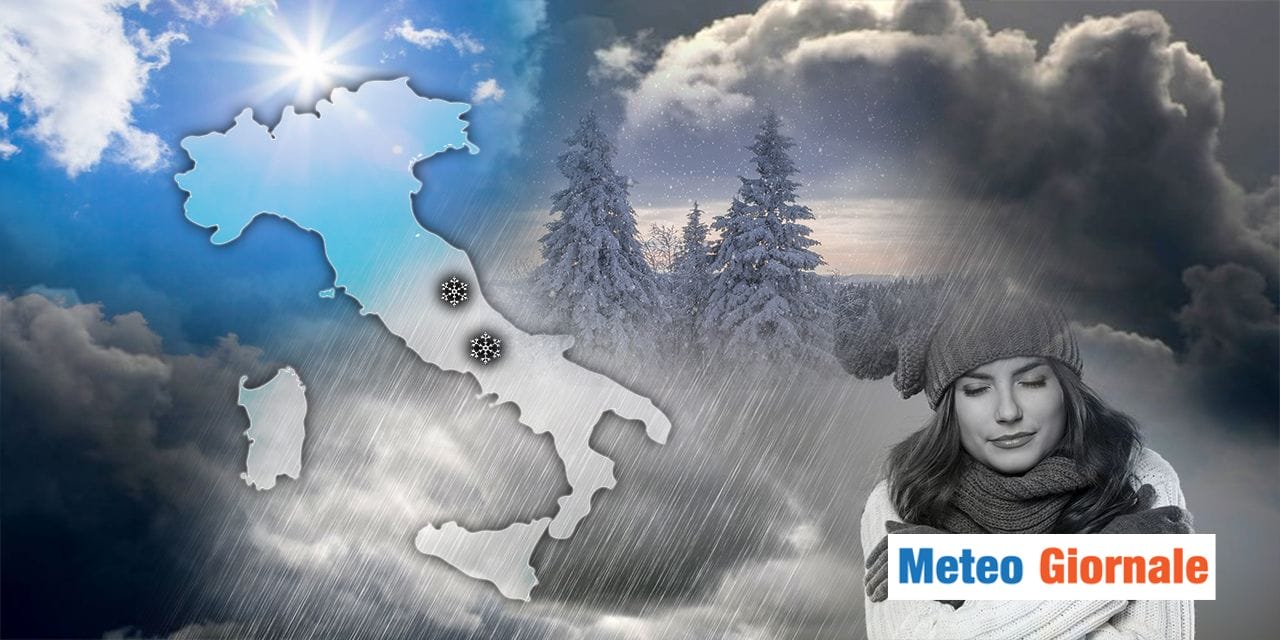 Meteo: spunta l’ondata di FREDDO improvviso nel week-end