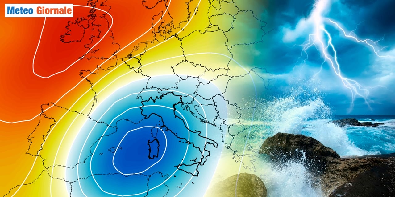 Meteo: nuova perturbazione prima di metà mese, rischio forte maltempo