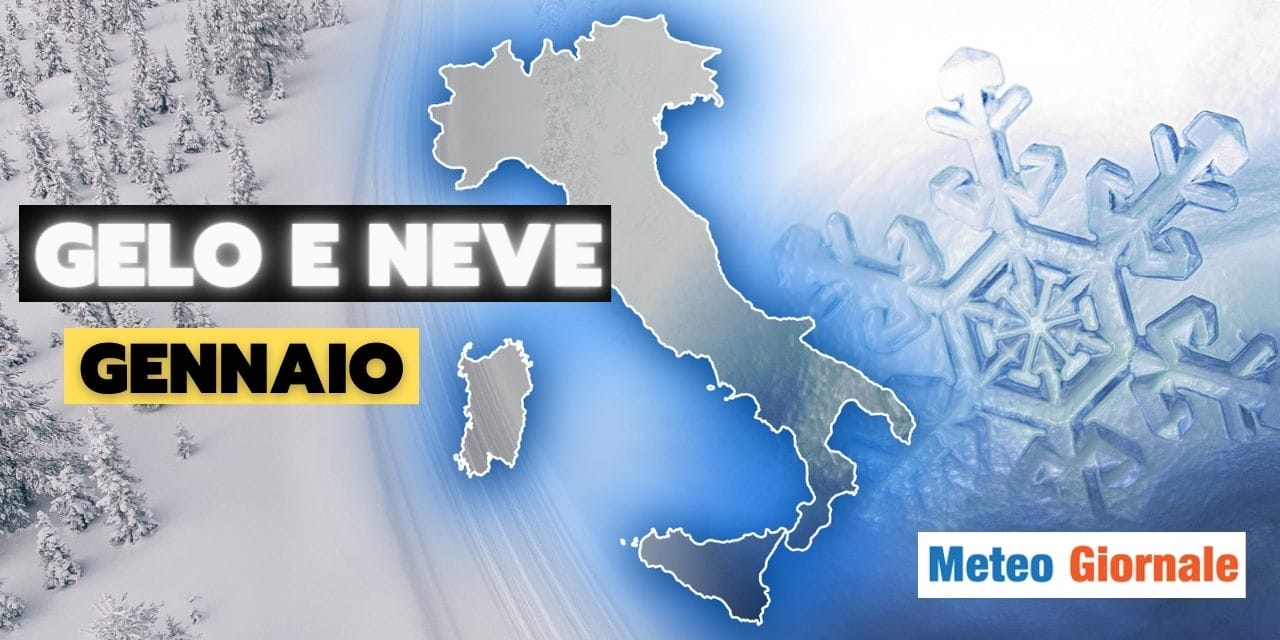 Meteo: il grande gelo subito dopo Capodanno, mezza Italia sotto la neve per due giorni