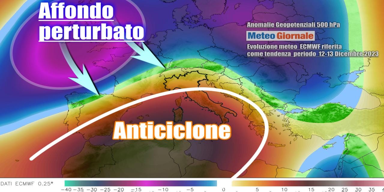 Meteo: improvviso anticiclone con stop Inverno, ma novità da Santa Lucia