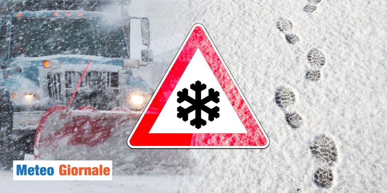 Meteo: spunta la prima ondata di neve in pianura del 2024