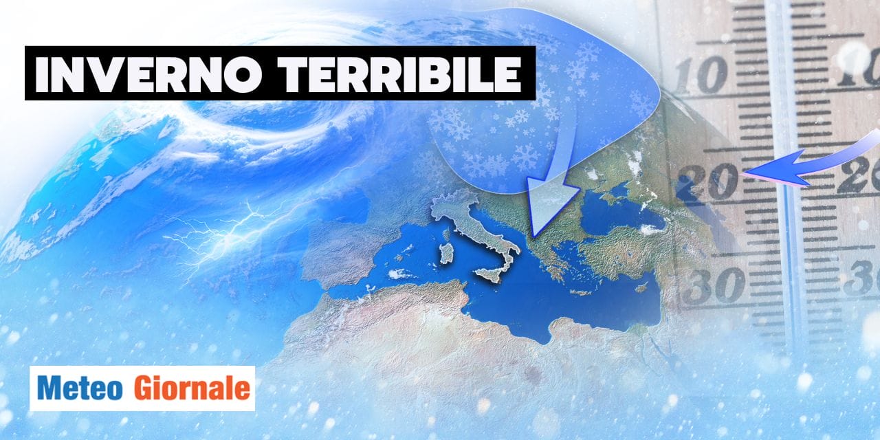 Meteo: quando l’inverno diventa terribile, temperature polari, 82 cm di neve a Milano
