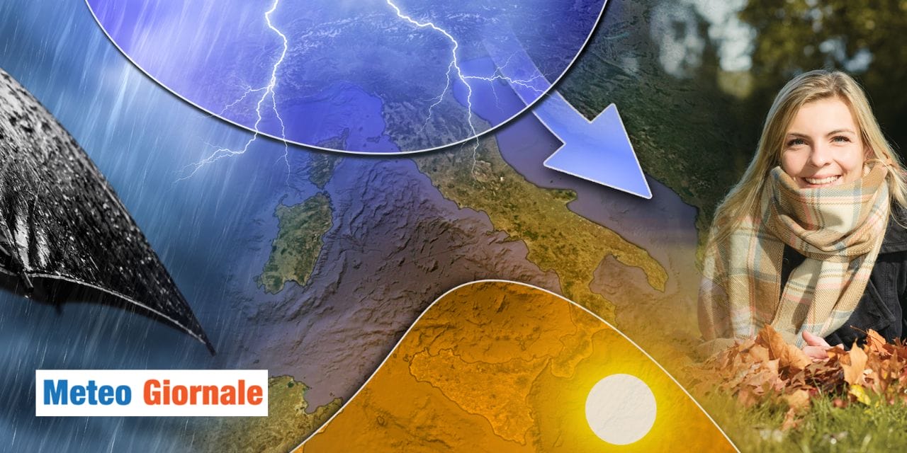 Meteo: spunta la pioggia del week-end, sorpresa improvvisa