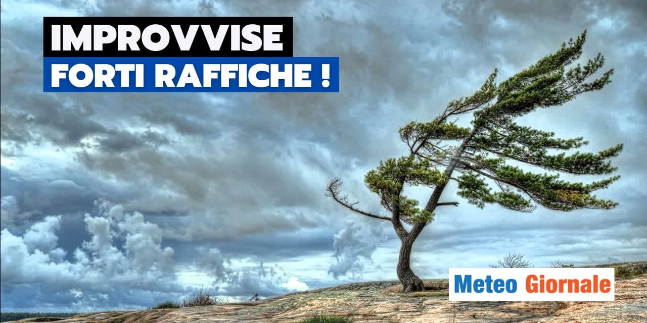 Meteo: non solo anticiclone, forti raffiche di VENTO a breve