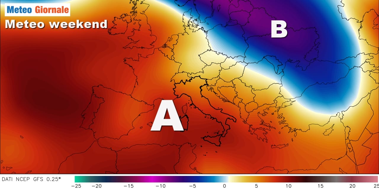 Meteo weekend: ancora anticiclone, ma con qualche insidia