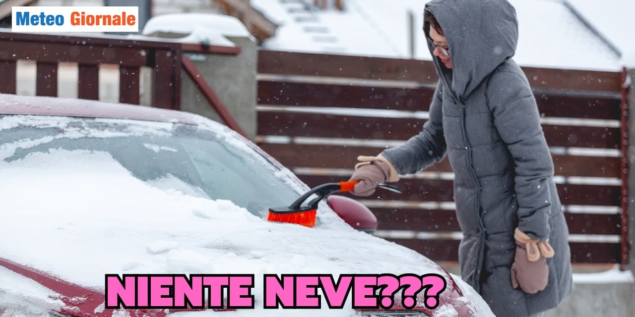 Meteo tropicale: la neve in pianura che non ti aspetti