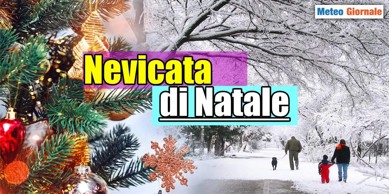 Nevicata di Natale non si verifica da tanti anni