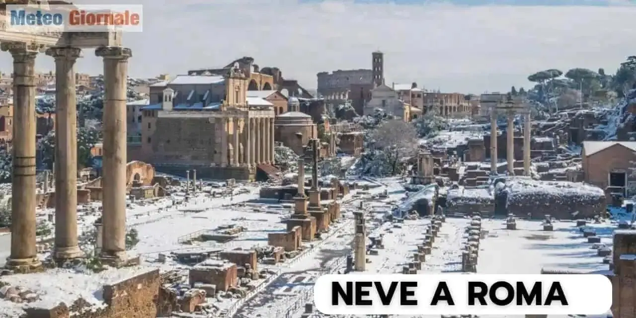 Neve su Roma possibile anche a Dicembre