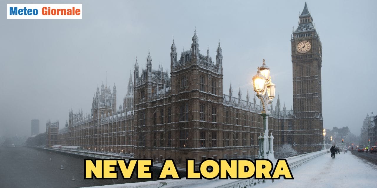 Neve storica a Natale a Londra. I rigidi inverni inglesi che ci riguardano