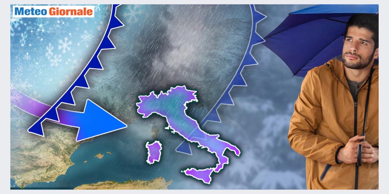 Ultima PERTURBAZIONE dell'anno in arrivo: ecco dove colpirà!