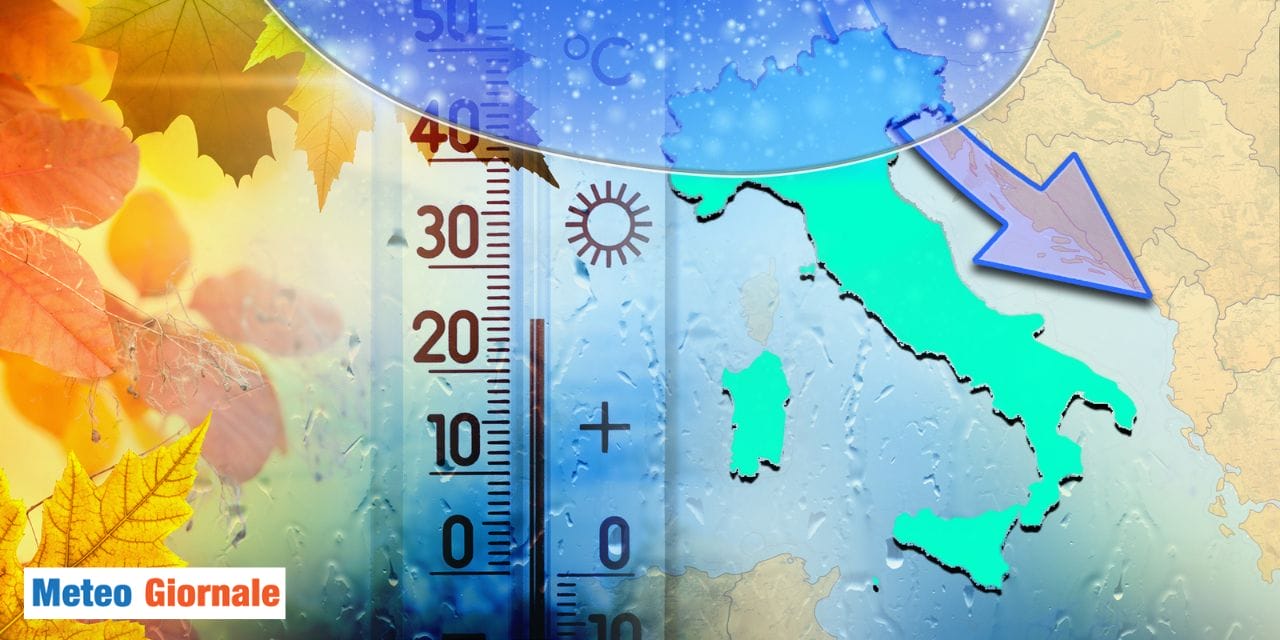 Previsioni meteo: arriva la pioggia al Centro e Sud Italia, preparate gli ombrelli