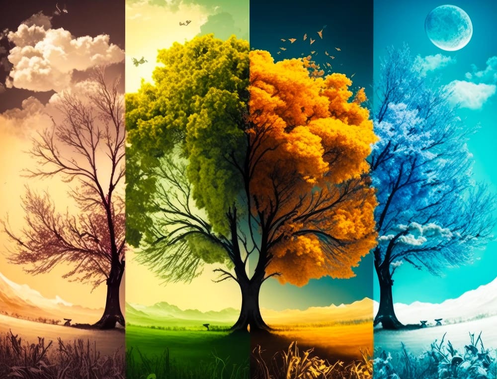 Il cambiamento climatico ha alterato il colore della natura