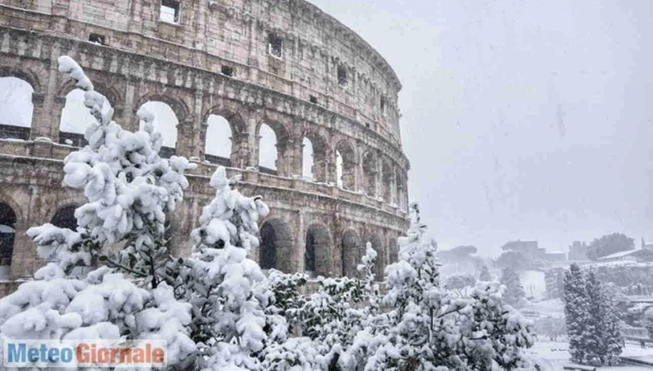 Gelo e neve a Roma, scenari ancora possibili