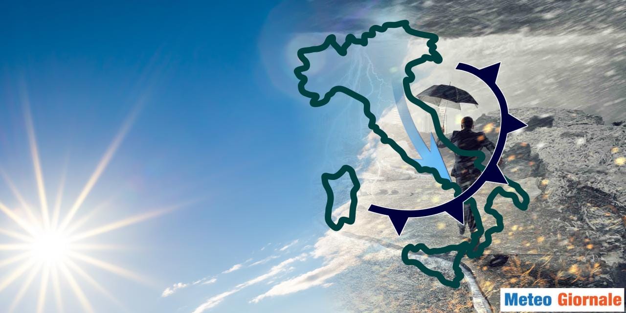 Meteo domenica: piogge flash, prima di un incredibile capovolgimento
