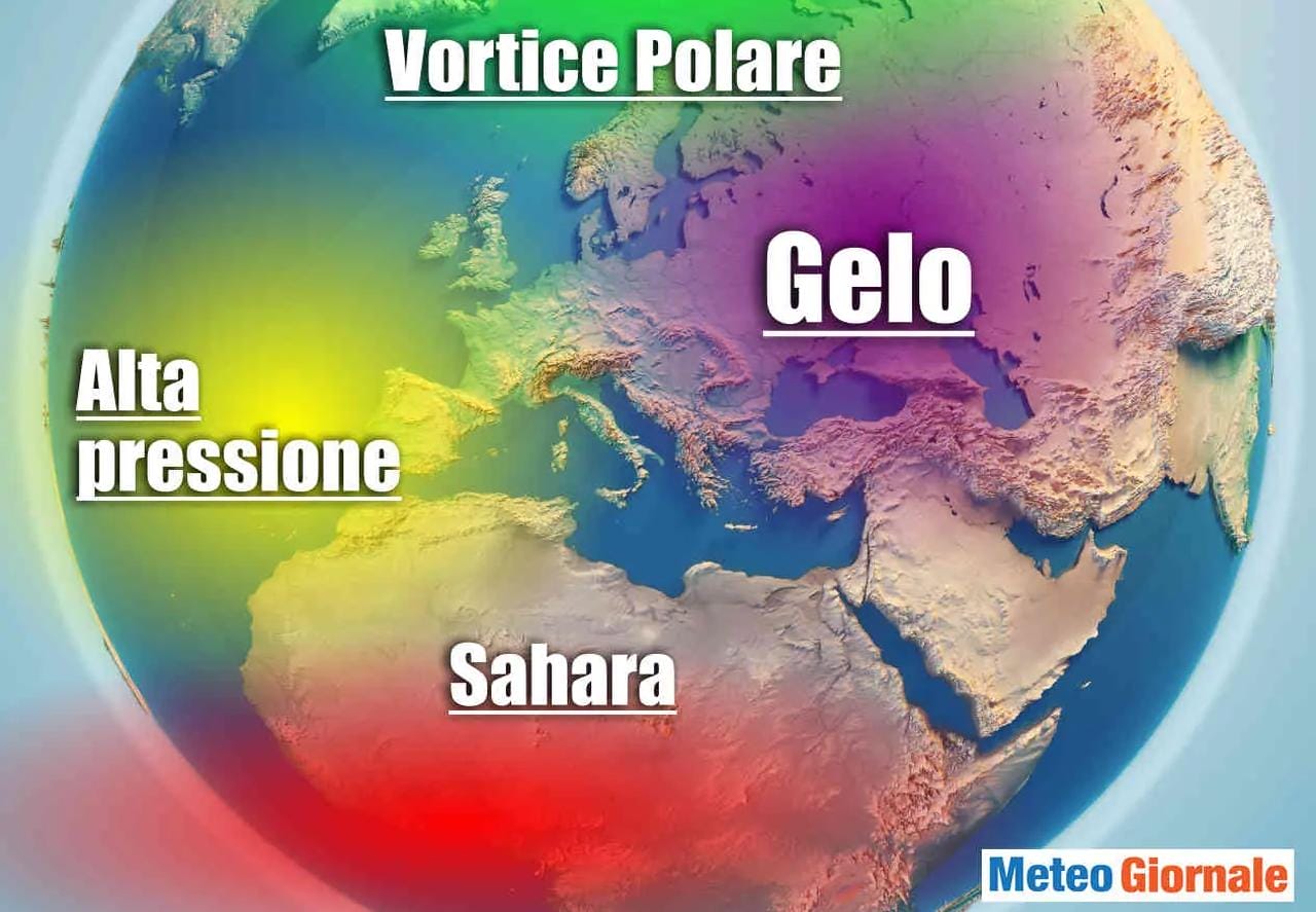 Italia a più rischio gelo, se il Vortice Polare subirà un indebolimento