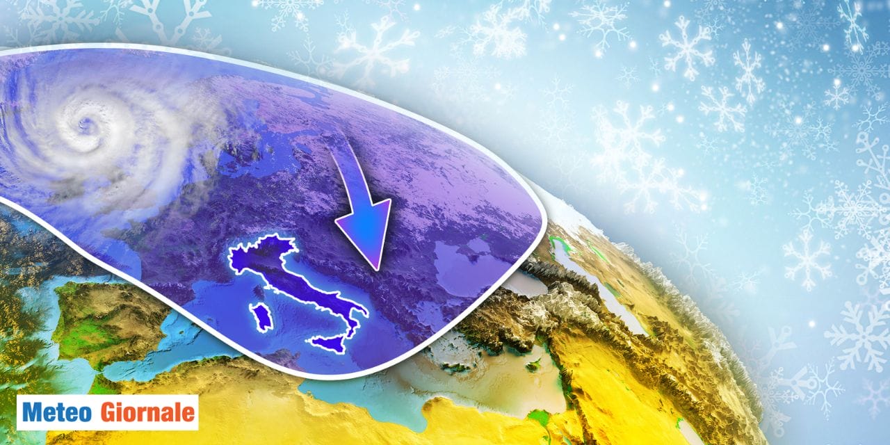 Meteo: crollo del vortice polare a gennaio, neve in Italia
