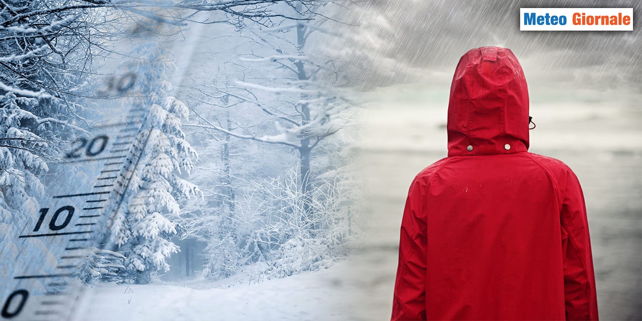 Meteo: Pioggia, Freddo e Neve! Tutto confermato, ecco quando e dove
