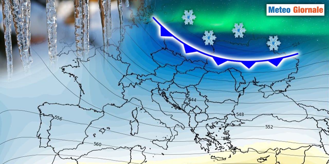 L'affondo INVERNALE di aria gelida. Neve diffusa in Italia, si, oppure no