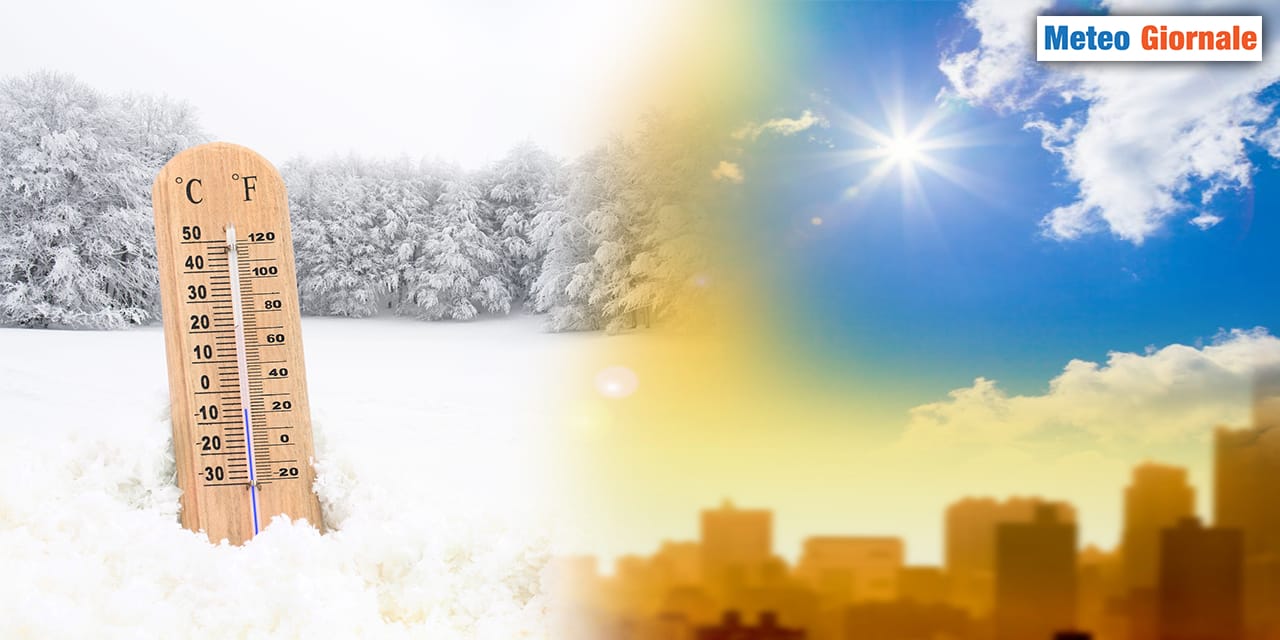 Dal meteo di PRIMAVERA a quello INVERNALE. Non è normale