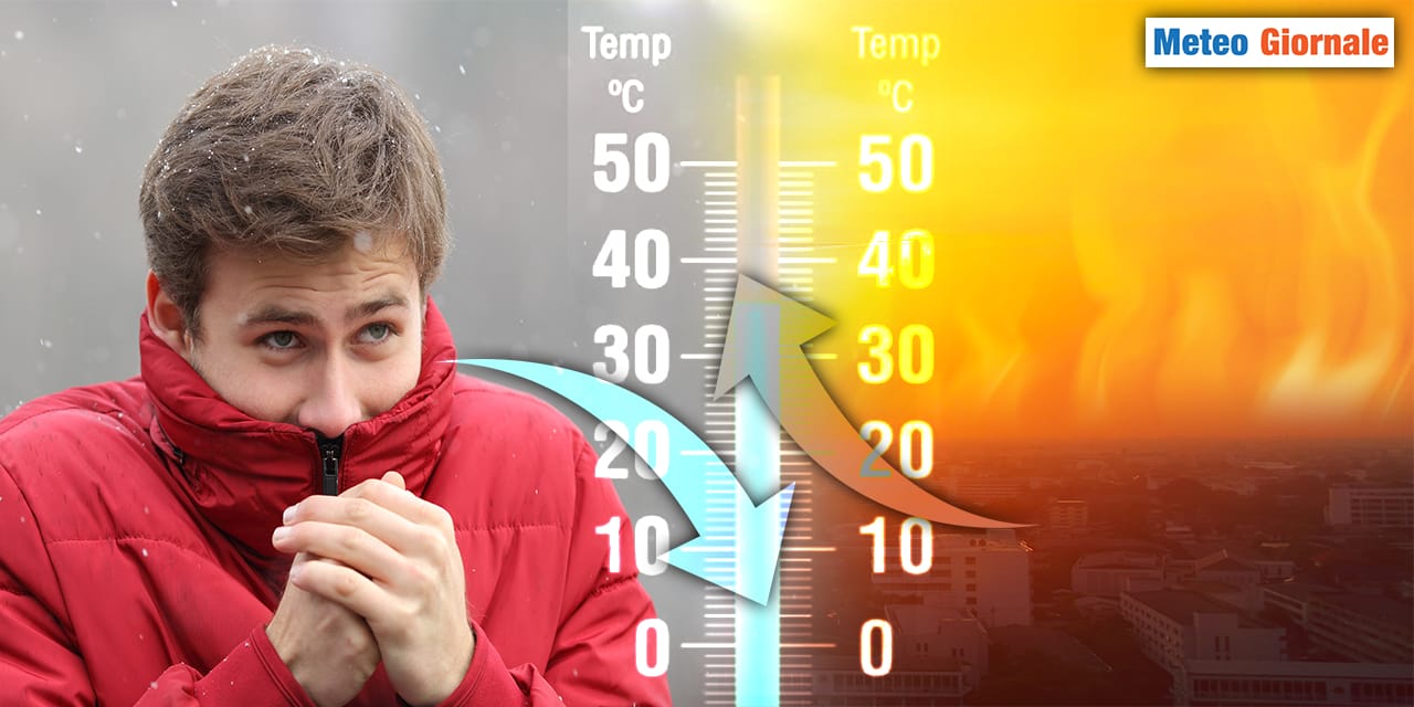 Sbalzi termici incredibili, meteo di GENNAIO scatenato