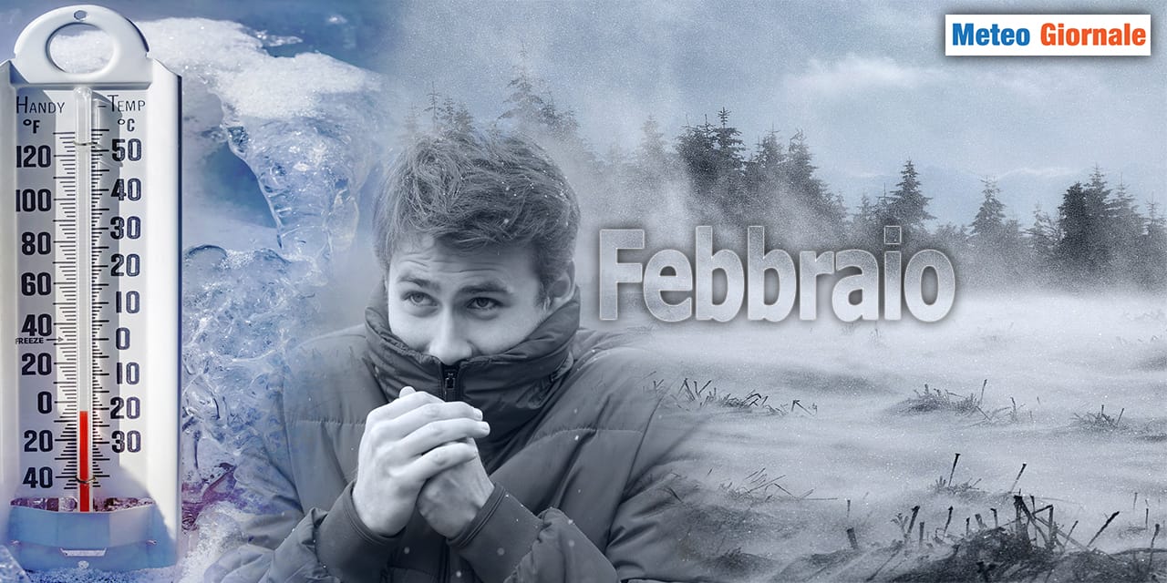 Il meteo SIBERIANO del mese di Febbraio