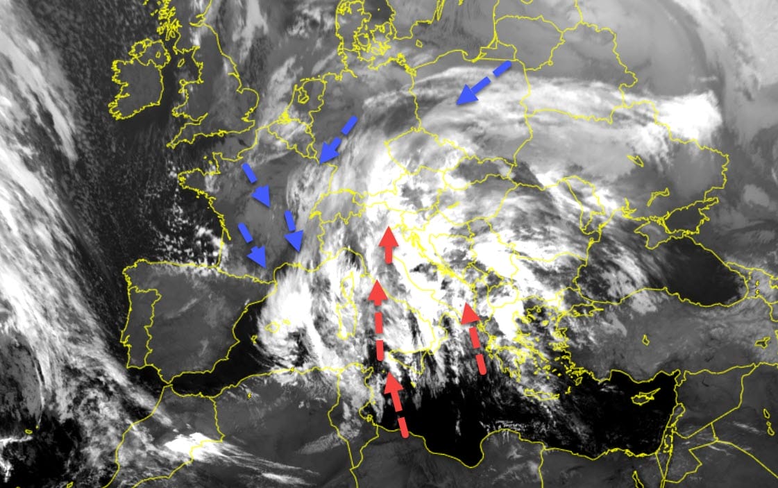 Meteo invernale in tutto questo fine settimana. Tanta neve su Alpi